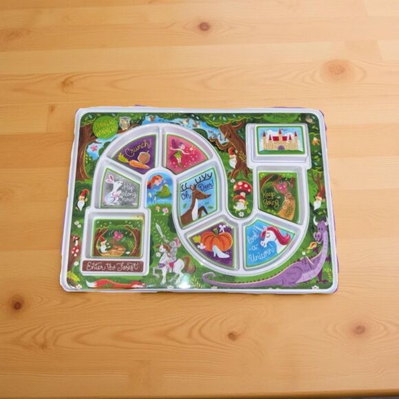 Genuine Fred Dinner Winner Tray Children Lunch Board Game Meal Malamine Plate - Picture 1 of 3